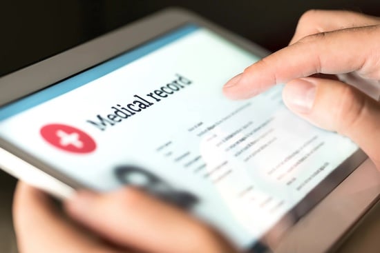 tablet-medical-record