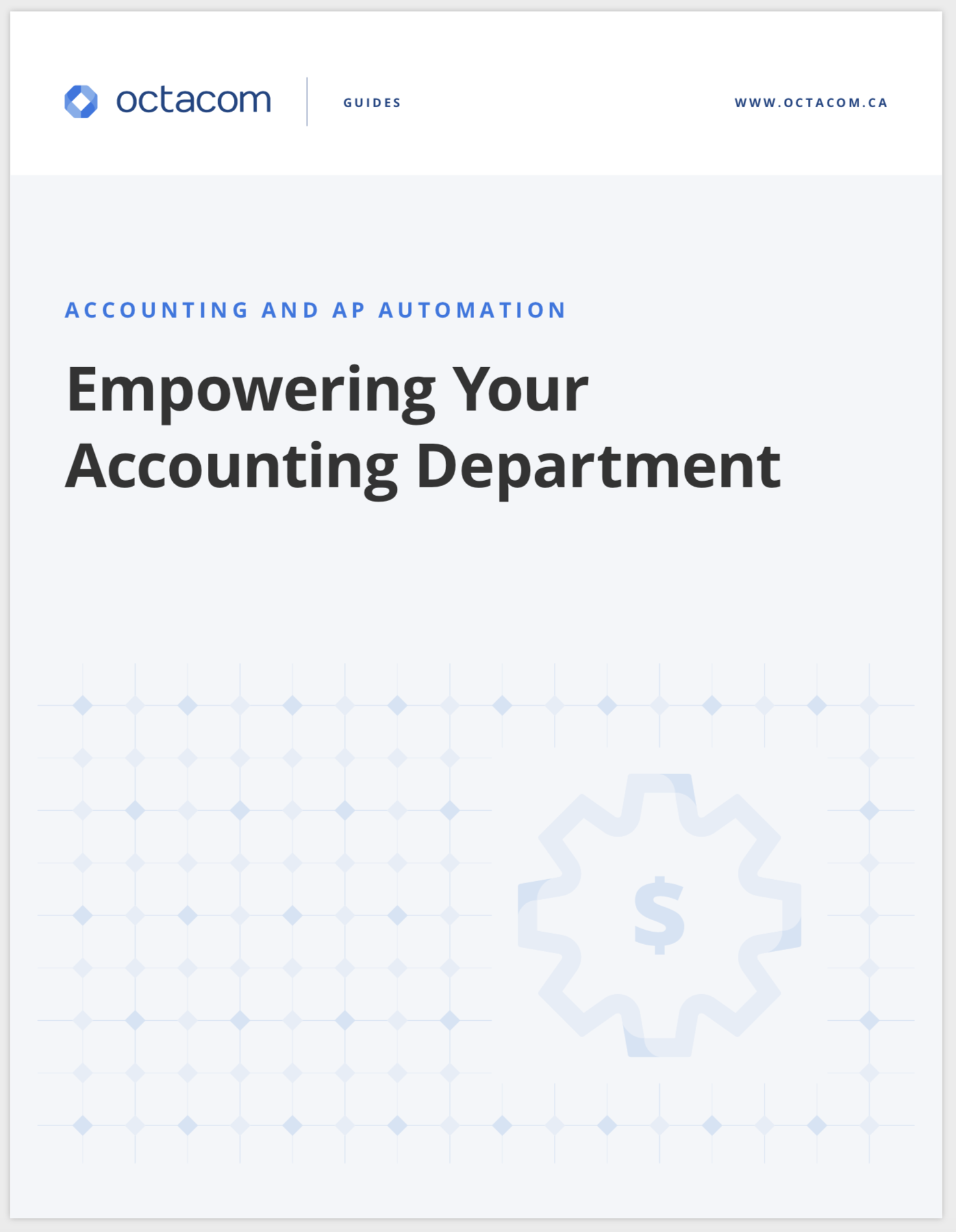 Accounting and AP Automation: Empowering Your Accounting Department booklet