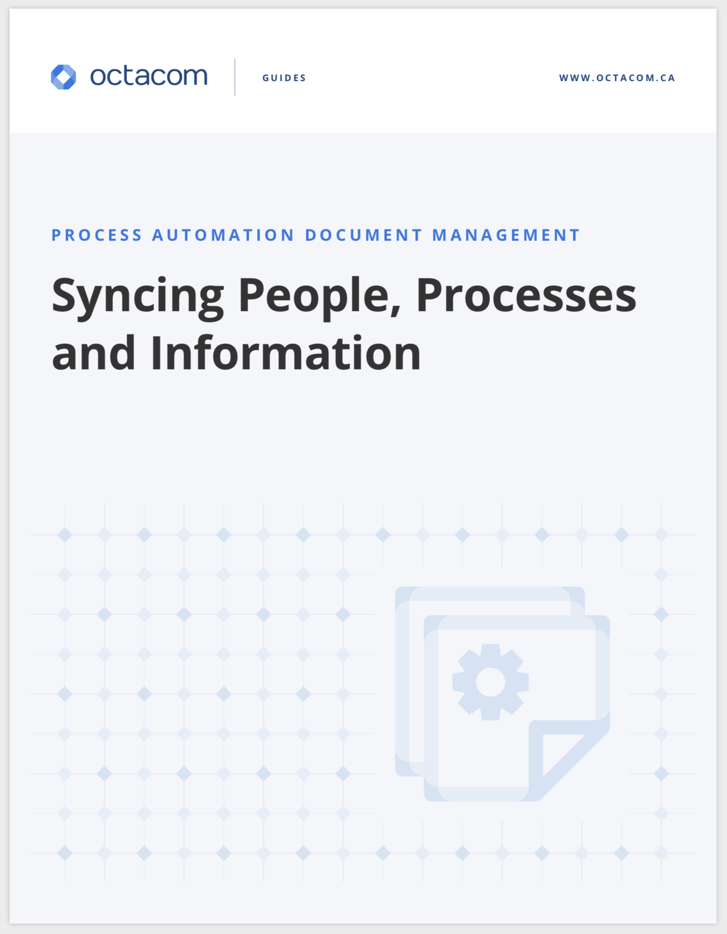 Syncing People, Process and Information with Process Automation and Document Management booklet