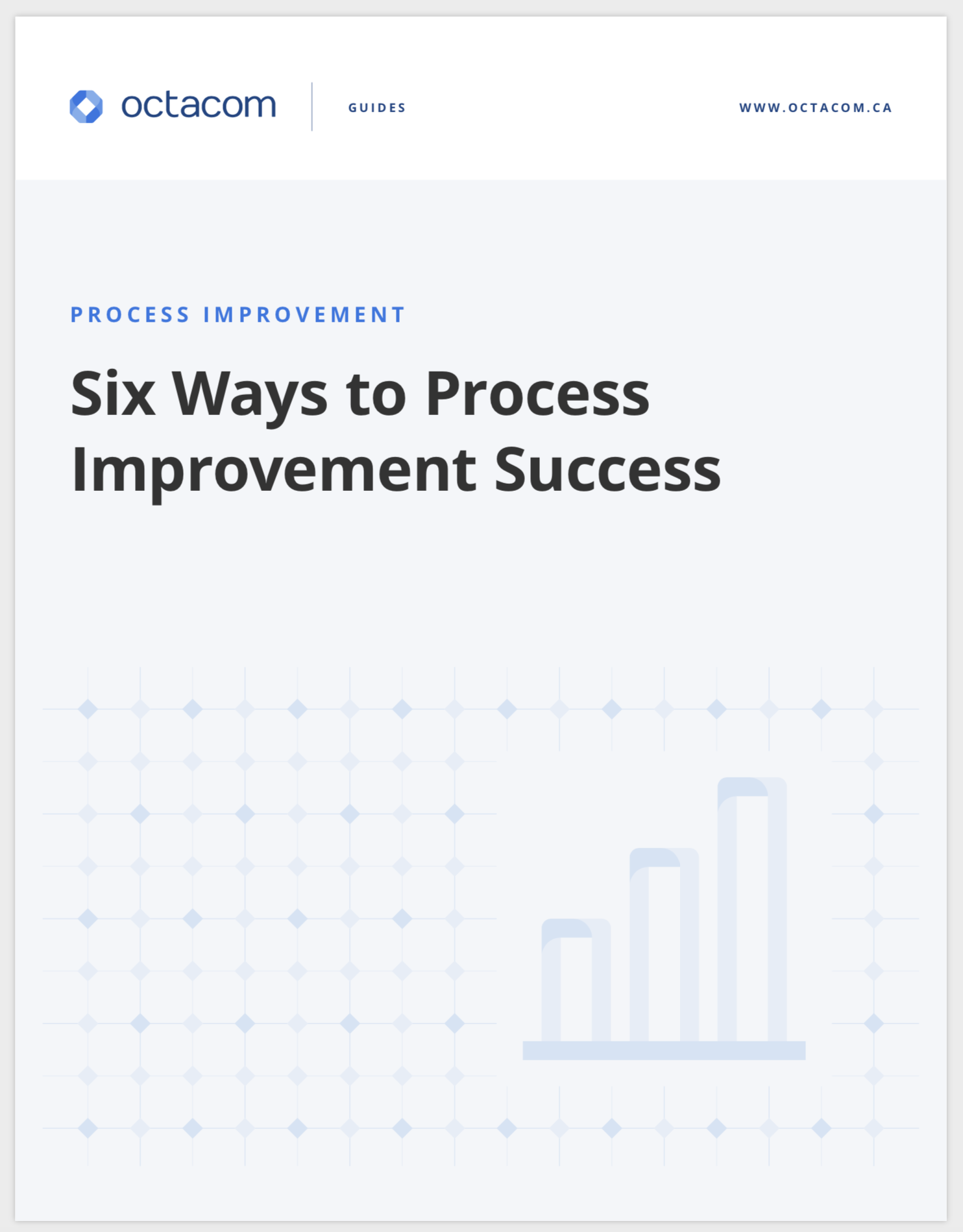 Six Ways to Process Improvement Success booklet